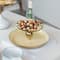 Hello Honey® 10" Yellow & Gold Soleil Enameled Metal 2-Tier Tray